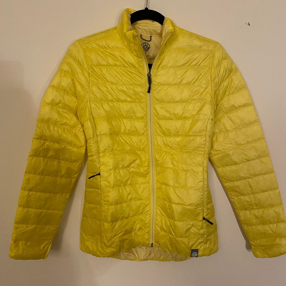 NWOT REI feather coat